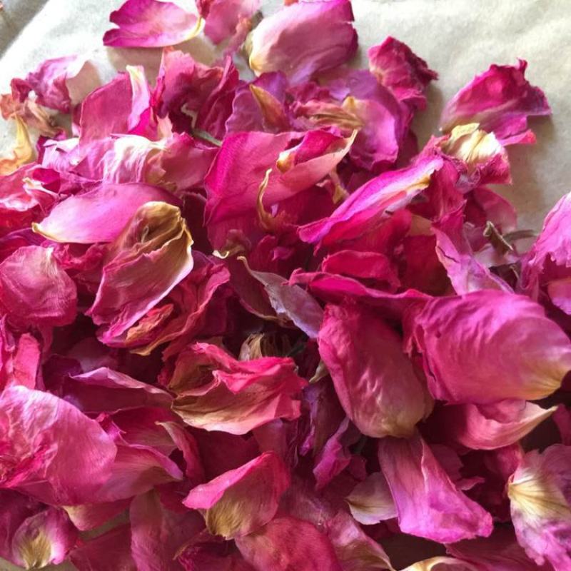 平阴重瓣食用玫瑰干花瓣，玫瑰花干花片红玫瑰花瓣一袋一斤