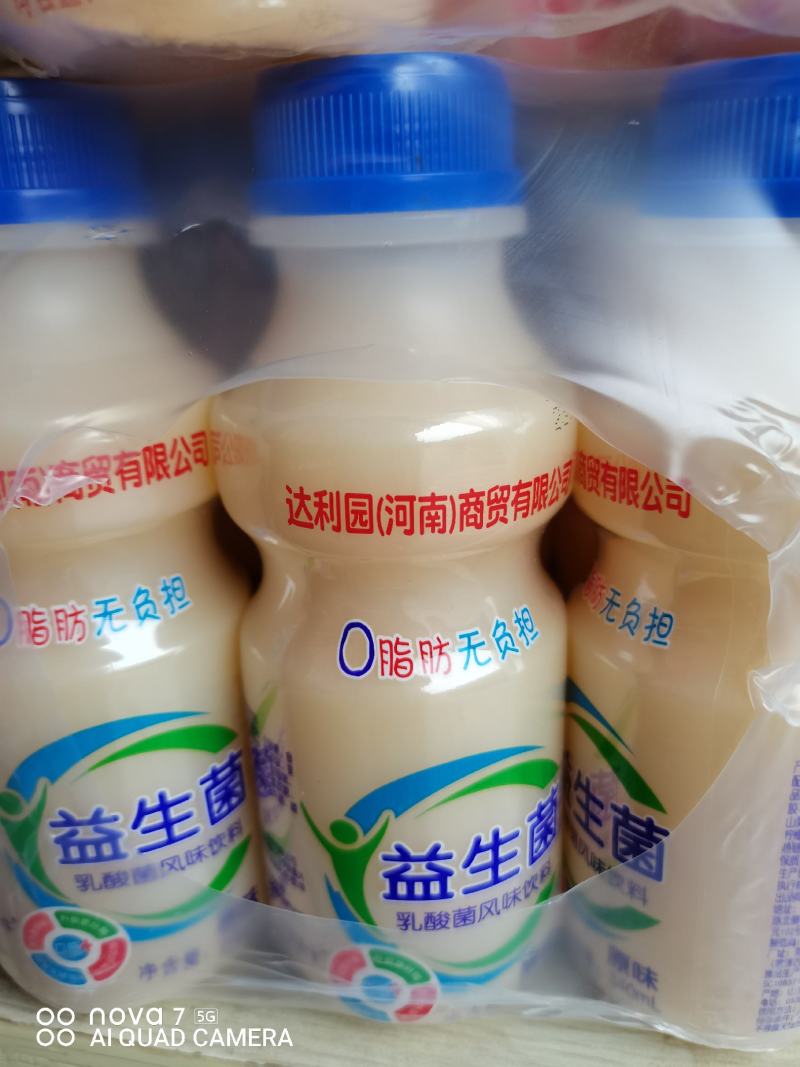 河南达利园益生菌，地摊展会热销产品，一件12瓶，带吸管