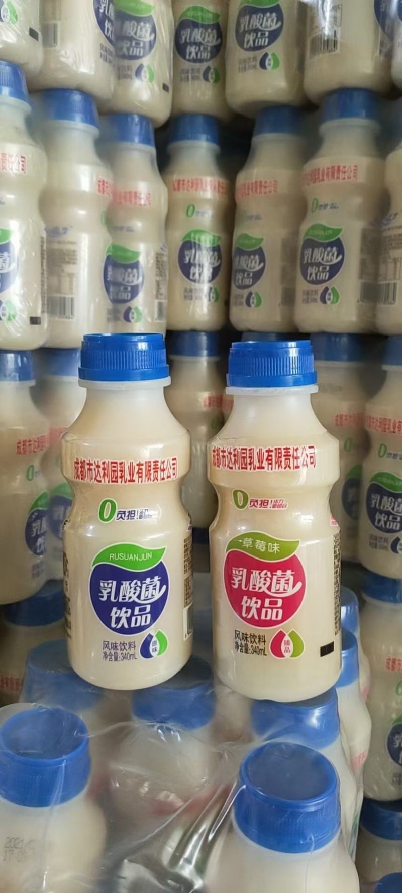 河南达利园益生菌，地摊展会热销产品，一件12瓶，带吸管