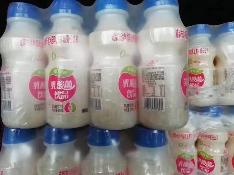 跑江湖地摊达利园乳酸菌340ml*12瓶乳酸菌风味饮品