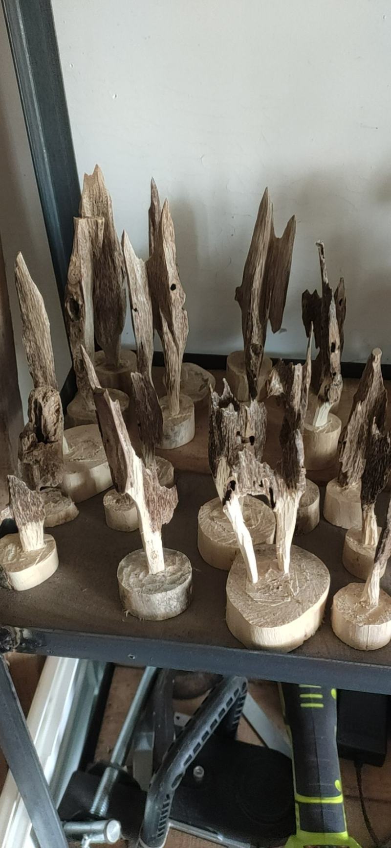 天然沉香虫漏小摆件手工作品