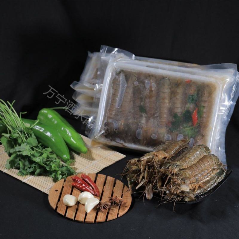 皮皮虾虾爬子腌制皮皮虾虾类醉虾一袋五百克开袋即