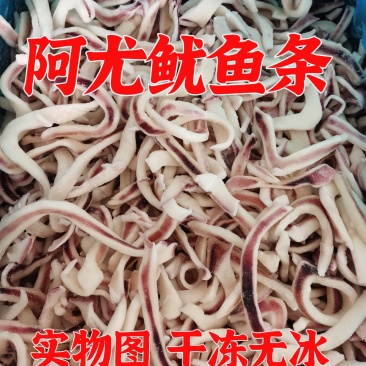 单冻鱿鱼条阿根廷鱿鱼条鱿鱼圈鱿鱼干冻无冰