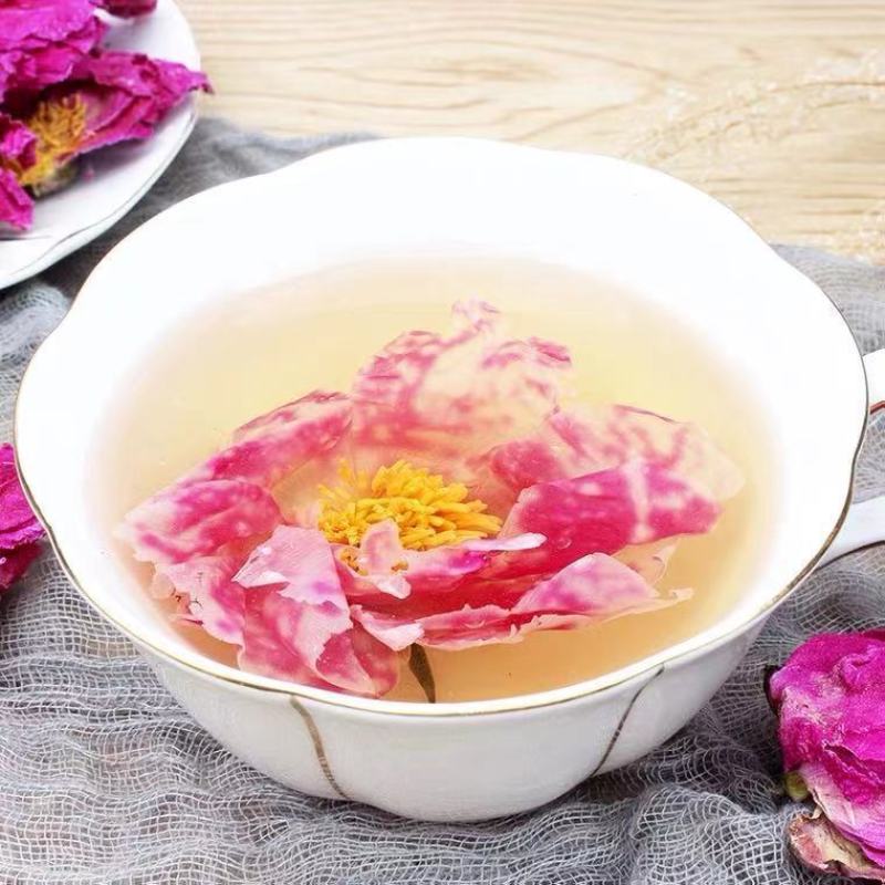 芍药花茶无硫干花茶重瓣药芍花红芍花勺药花正宗白芍花茶