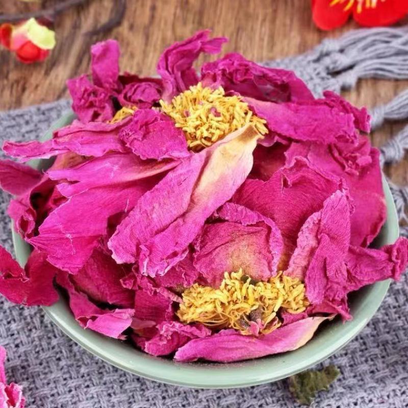 芍药花茶无硫干花茶重瓣药芍花红芍花勺药花正宗白芍花茶