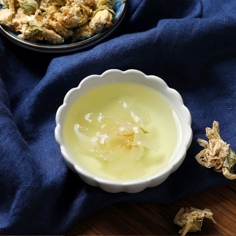 白木槿花茶中药材特级可食用干花茶干药材泡水正宗天然无硫