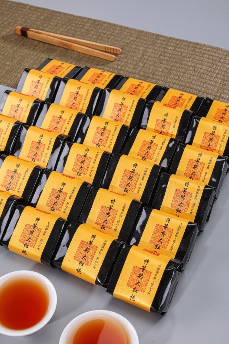【特等奖大红袍】牛栏坑肉桂武夷山大红袍茶叶礼盒装乌龙茶