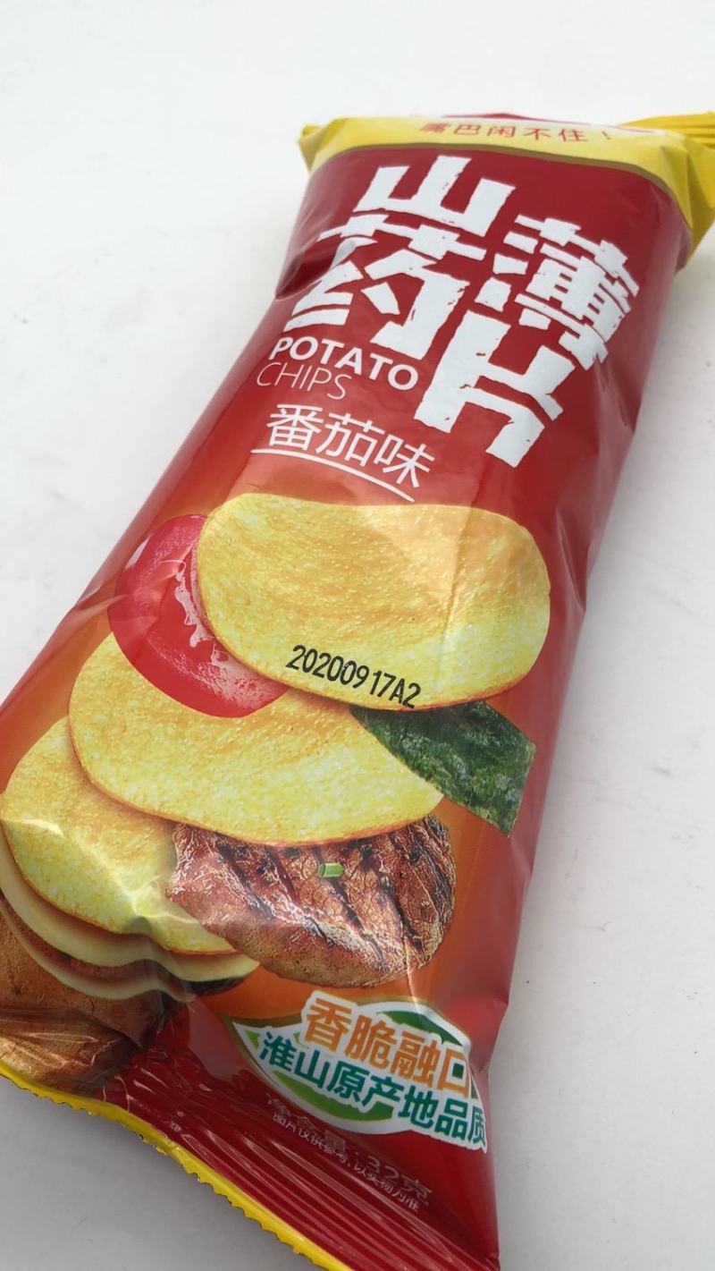 「山药片7毛/包」香脆可口。10包/袋，12袋/箱