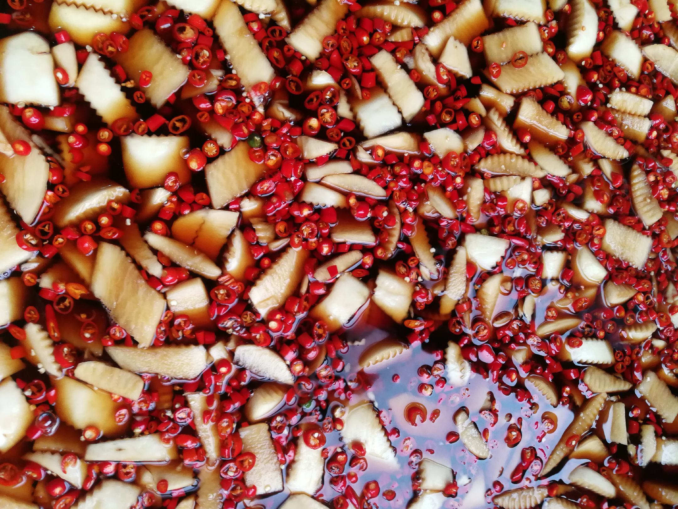 食材处理过程图