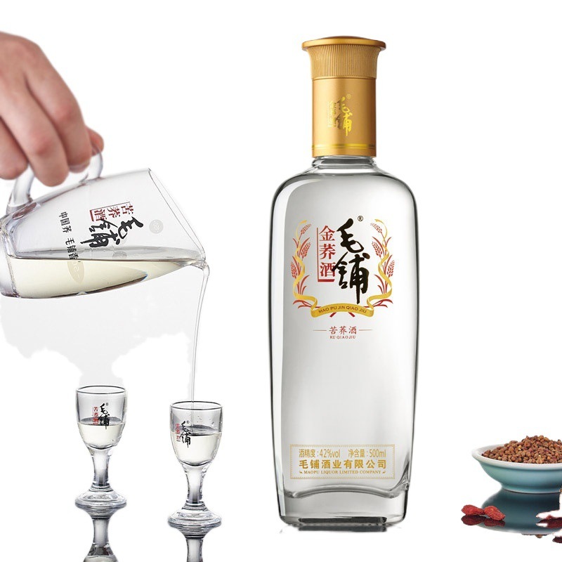 劲牌毛铺金荞42度500ml整箱6瓶荞香型白酒整