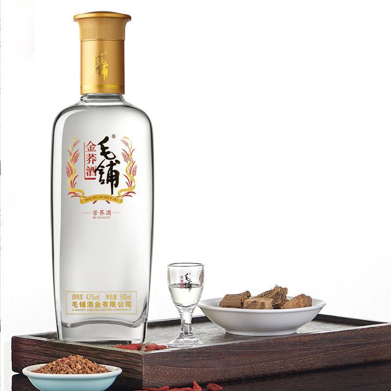 劲牌毛铺金荞42度500ml整箱6瓶荞香型白酒整