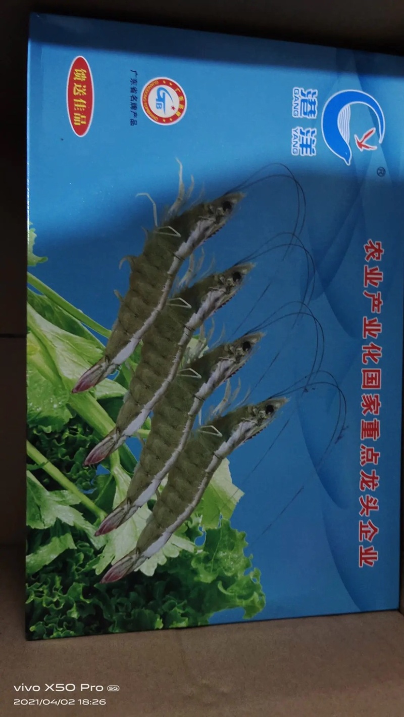 港洋彩盒国产虾40-50大虾🦐
