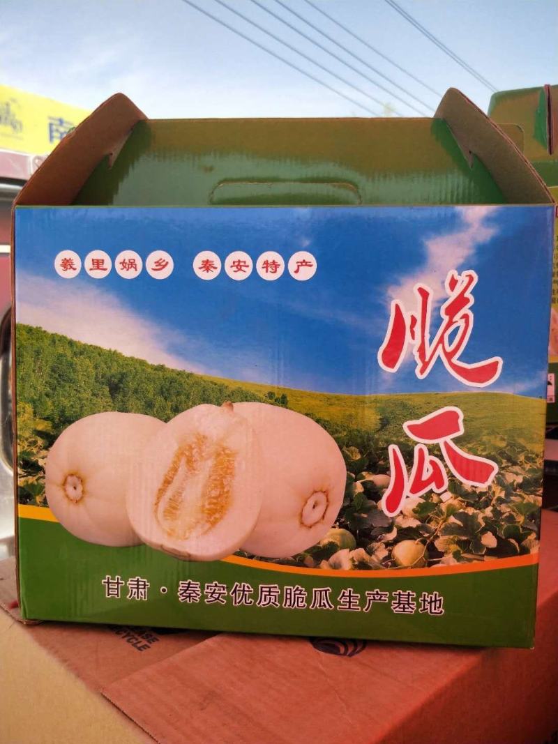 产地直销安家坪香瓜脆瓜甘肃省天水市秦安县（精品水果）