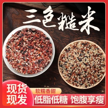 新粮晋农源精品三色糙米非三色藜麦健身瘦身粗粮5斤包邮