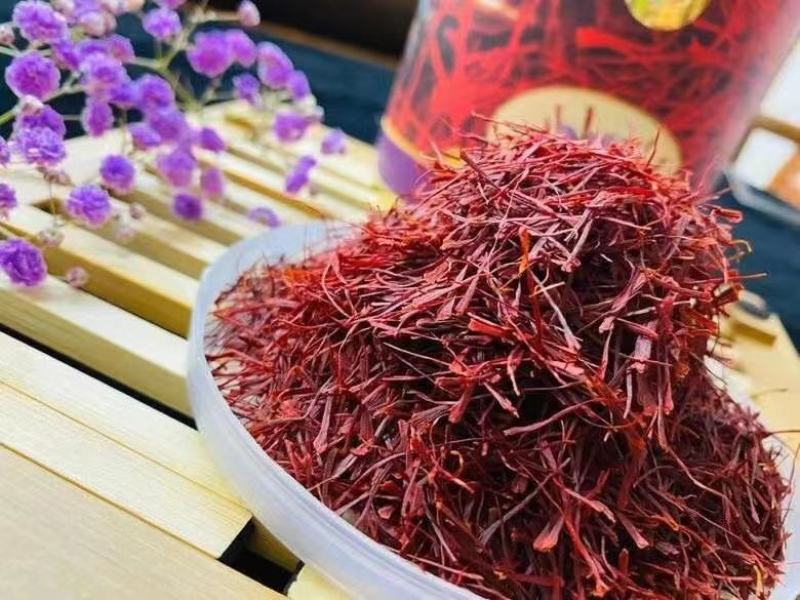 伊朗进口特级藏红花长宽丝细丝蓝标藏红花5克起发