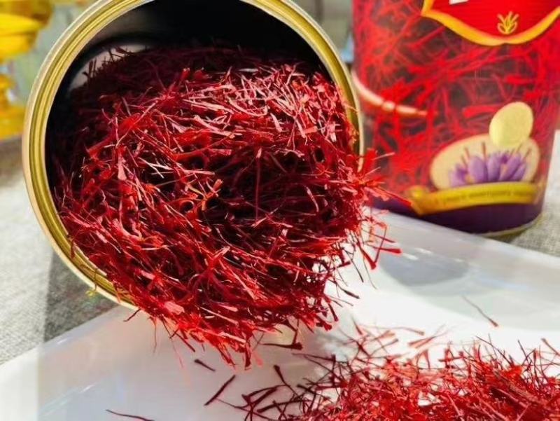 伊朗进口特级藏红花长宽丝细丝蓝标藏红花5克起发