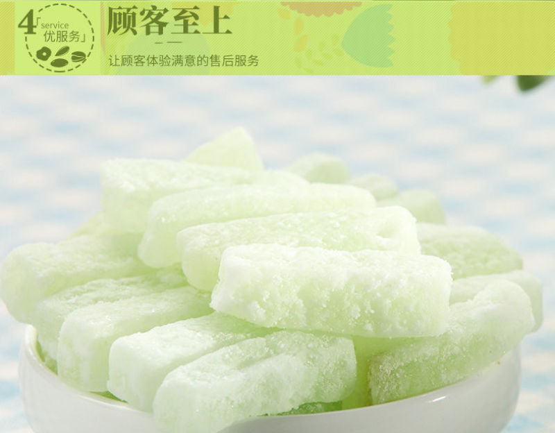 【老式手工】冰糖冬瓜条蔬果干老式传统冬瓜丁整箱超值包邮