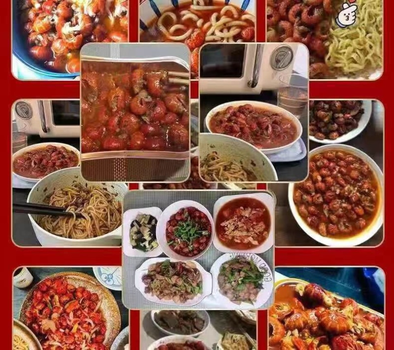 麻辣龙虾尾，麻辣小龙虾尾，清水小龙虾，一盒起售