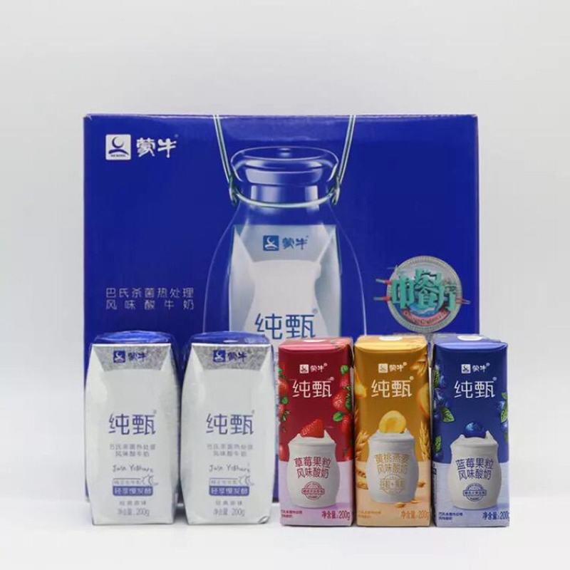 蒙牛纯甄酸牛奶200毫升10瓶装