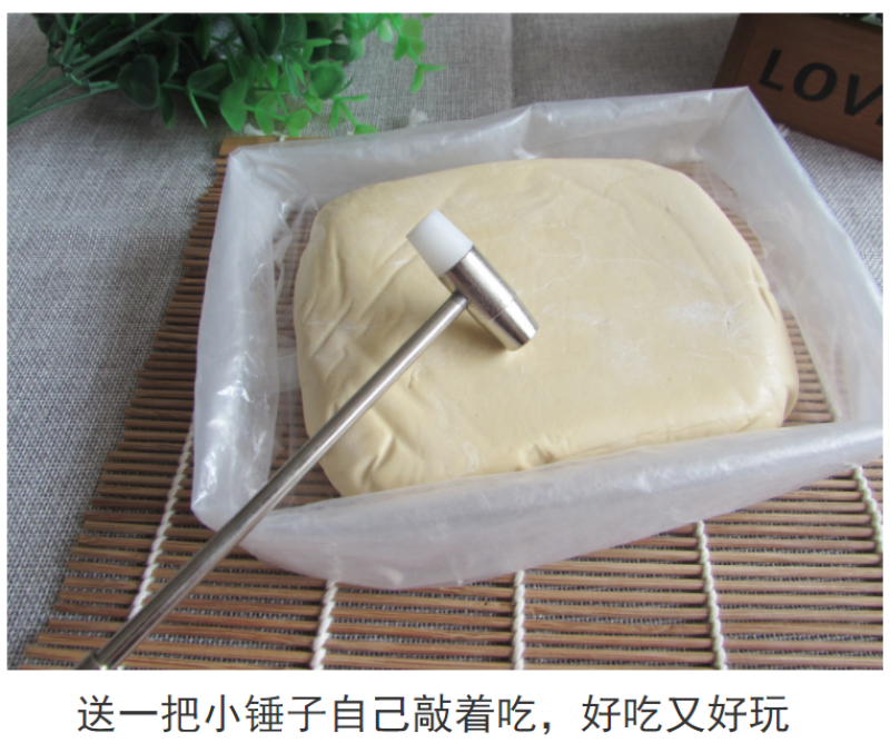 农家纯手工自制正宗麦芽糖米糖叮叮糖怀旧零食特产送锤子敲着