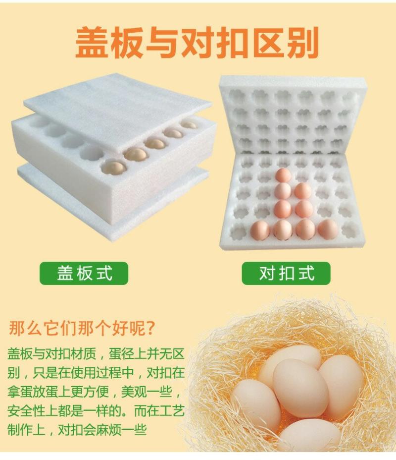 鸡蛋托快递包装防震珍珠棉30枚装鸡蛋托