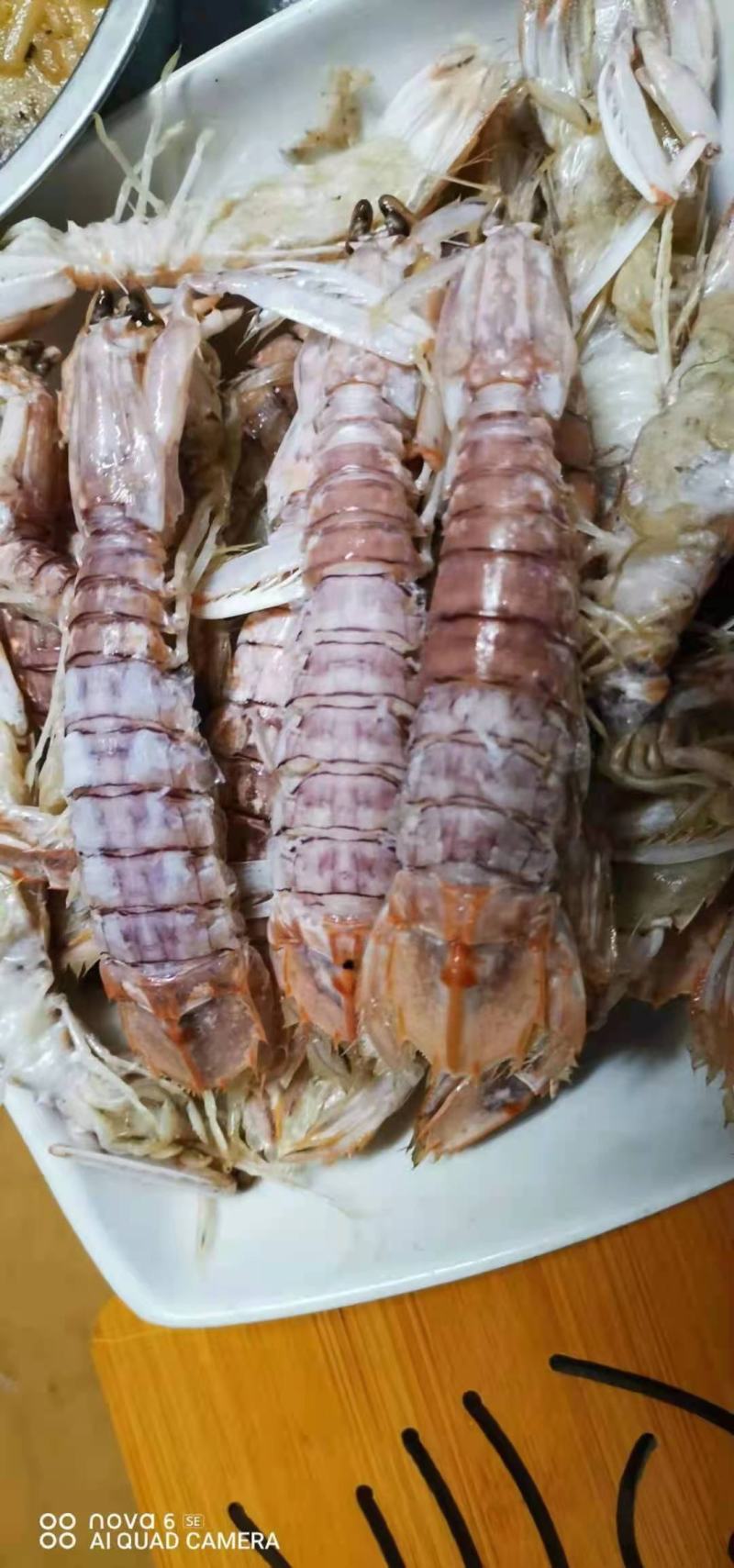 皮皮虾活煮5/7规格，个头大肉质饱满鲜美，适合各大餐饮