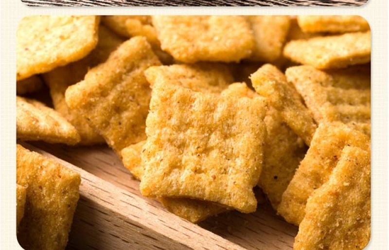琥珀小米锅巴香脆经典饼干薯片零食25克/包整箱超值包邮