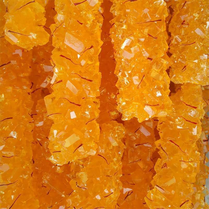 新疆特有的手工藏红花冰糖