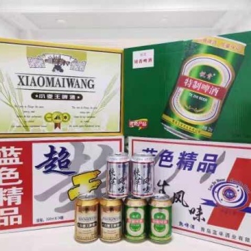 社区几毛一瓶320毫升12瓶6度小麦王啤酒纯生啤酒
