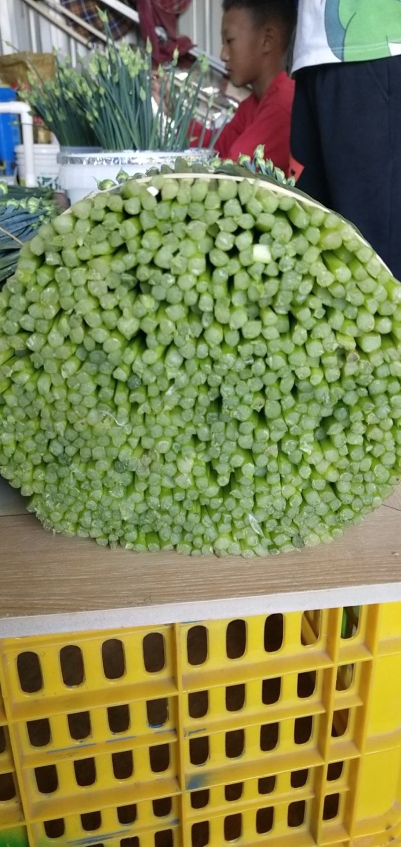 啊坚种植韭花专业合作社，产地自销韭菜花