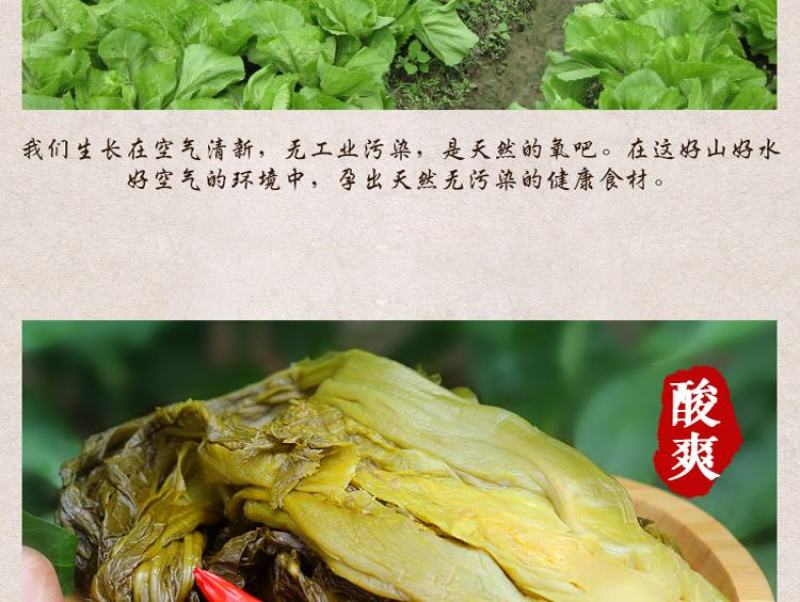 【一件代发】400g*5袋共2000克老坛酸菜超值包邮