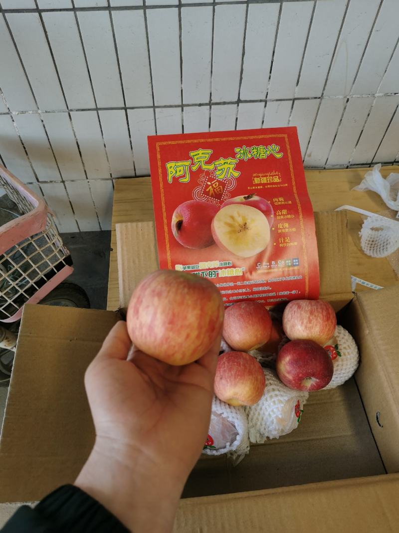(欢迎来电咨询)富士苹果产地供应，物美价廉。