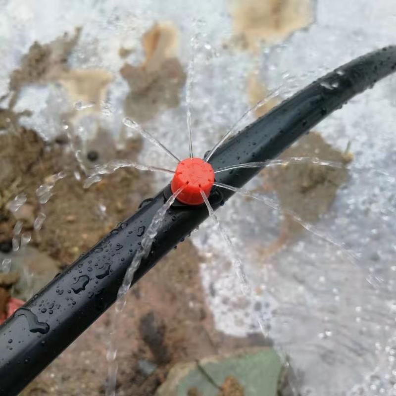 8孔流量可调节滴头小红帽果树滴灌可拆清洗厂家销售包邮