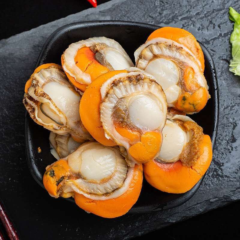 扇贝肉新鲜大扇贝肉冷冻元贝肉冻扇贝蒜蓉扇贝贝类