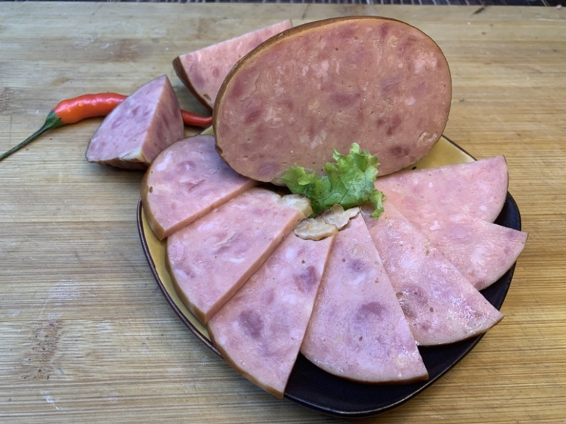 哈尔滨特产小肚香薰肉肚白袋拉伸包装