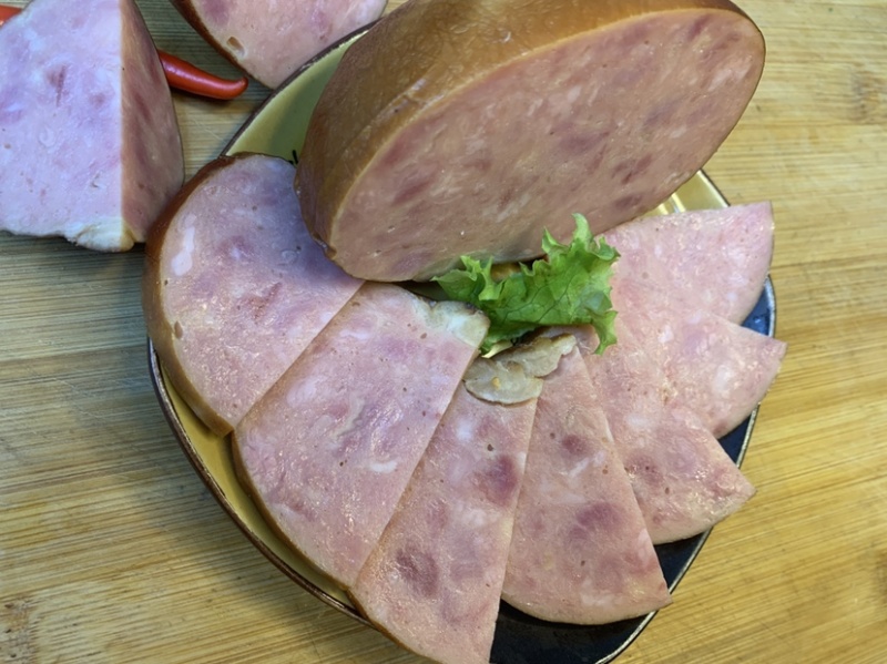 哈尔滨特产小肚香薰肉肚白袋拉伸包装
