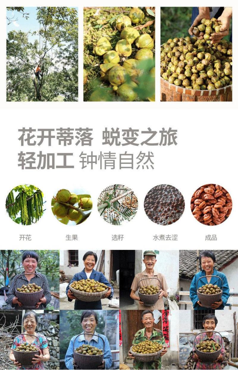 【一件代发】新货临安山核桃仁连罐原味奶油味山核桃超值包邮