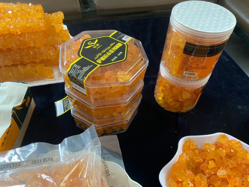 新疆特有的手工藏红花冰糖