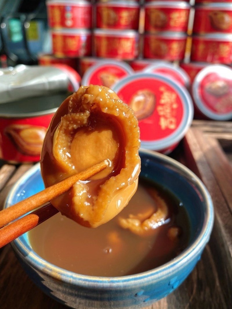 (吉品鲍即食罐头鲍鱼)一罐4-6只一手货源批发