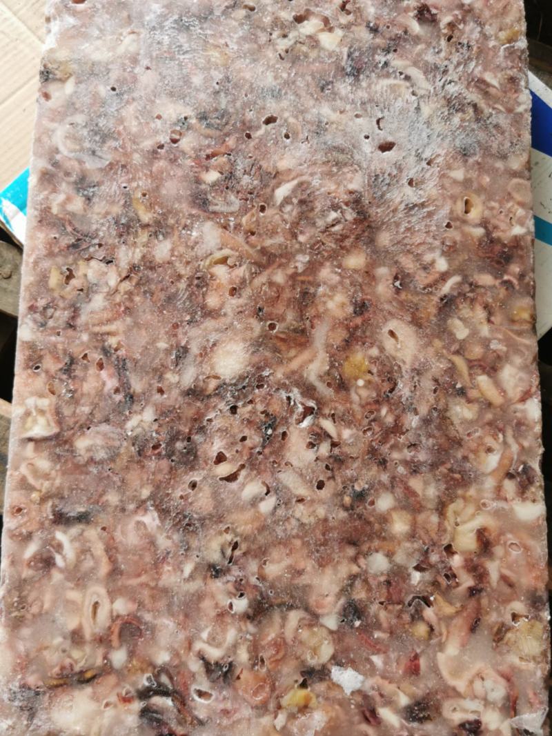 脆口须碎料漂烫鱿鱼须下来的碎料