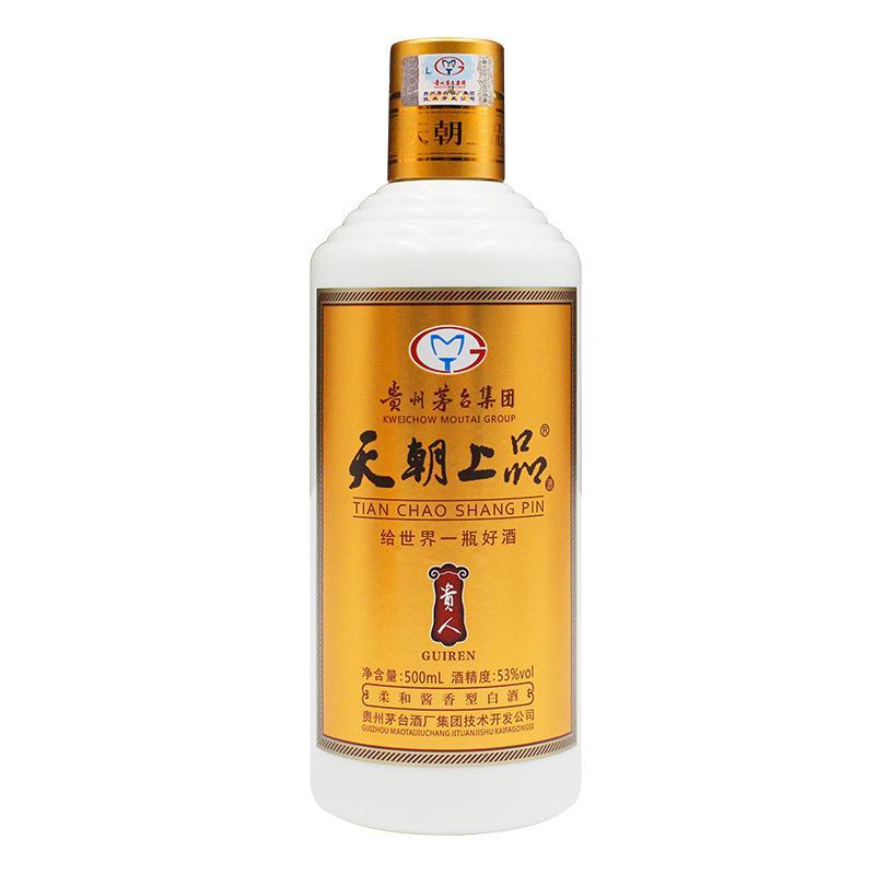 天朝上品贵人酒整箱6瓶装柔和酱香型白酒53度白酒整箱