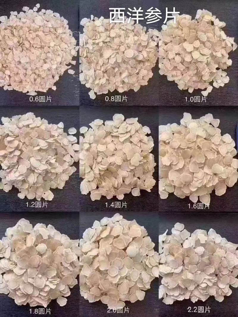 【万良参农批发】万良西洋参片500g规格全大量批发