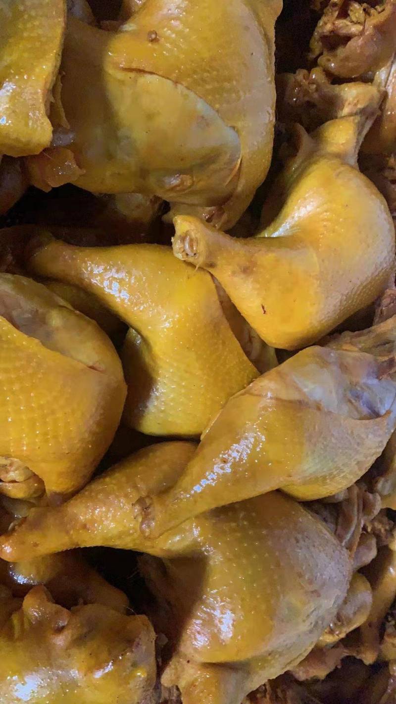 盐焗鸡腿地摊卤菜店现捞厂家直销价格美丽量大从优