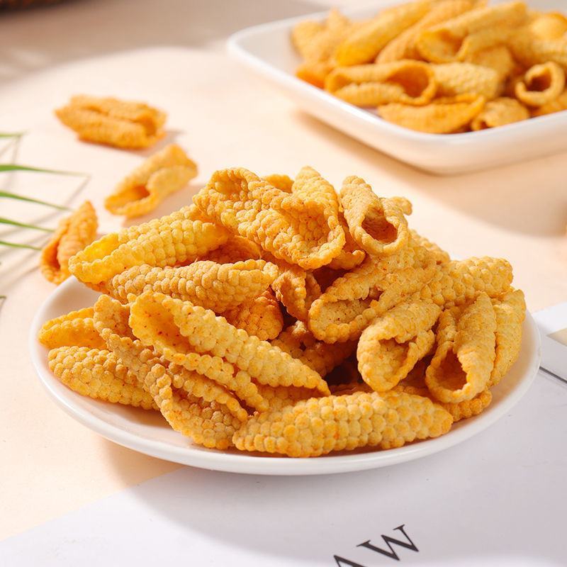 冀友福食品生产:鱿鱼卷，小米煎饼，脆锅巴，小麻花，薯条。