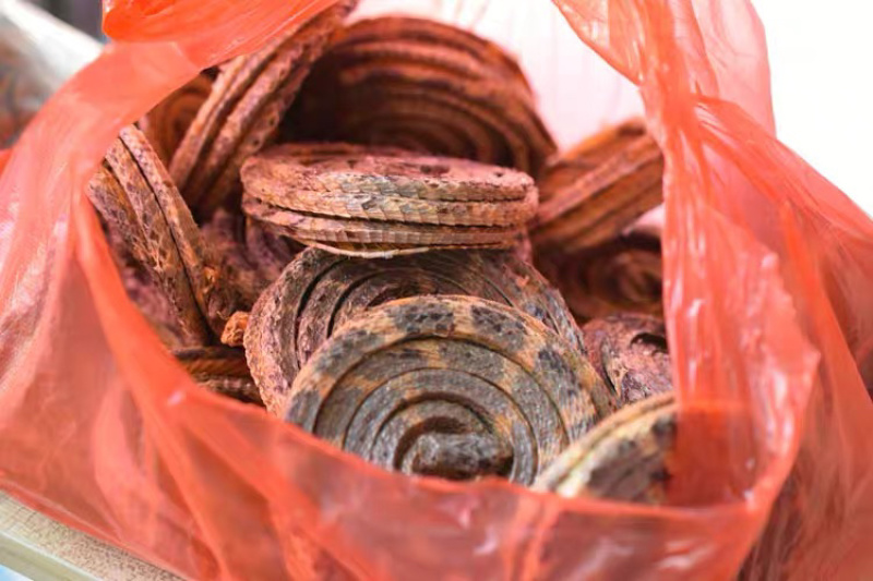 白花蛇金钱白花蛇乌梢蛇批发各种中药材