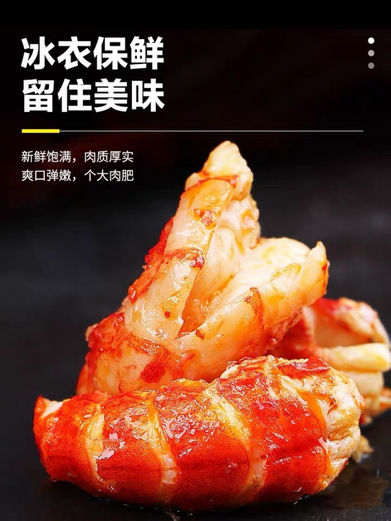 大号龙虾尾冷冻9斤带冰衣新鲜家用商用【厂家直销】