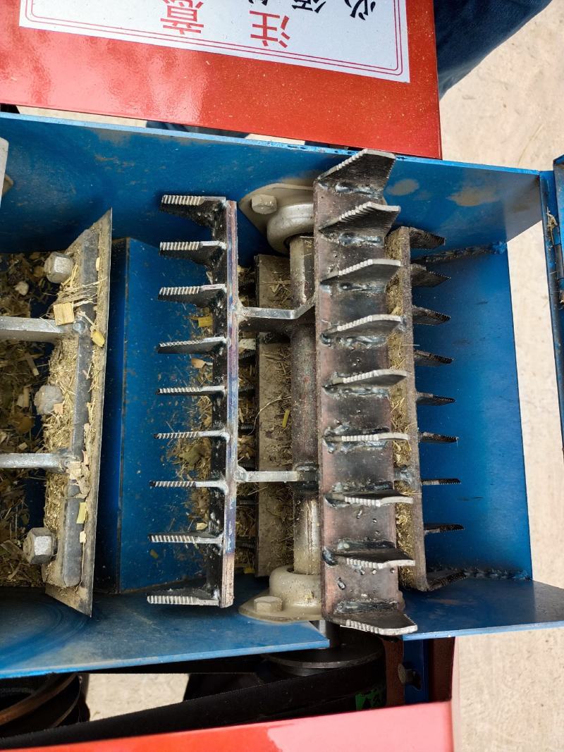 【铡草机】3吨干湿两用汽油版铡草揉丝一体机
