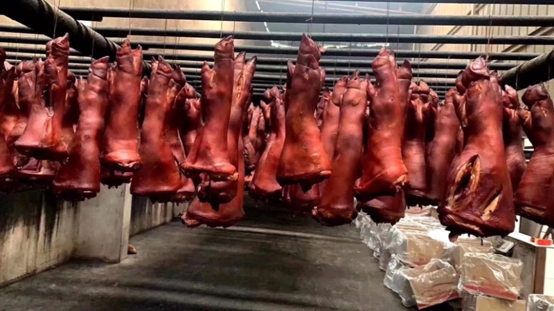 烟熏腊猪脚【饭店、展会、赶场】