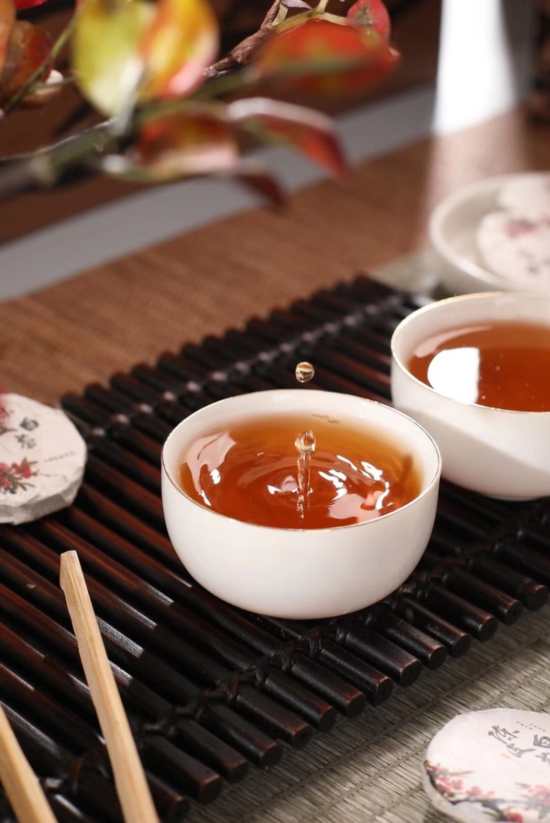 陈皮白茶福鼎白茶与新会陈皮松压小茶饼500g