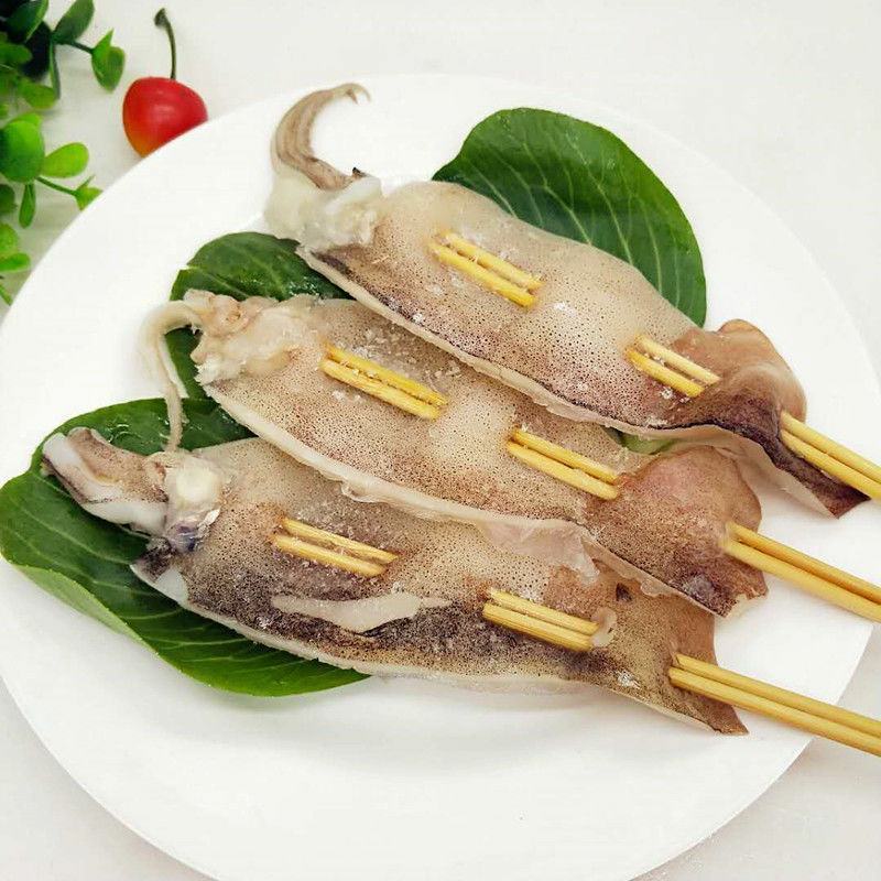 鱿鱼串铁板大鱿鱼八爪鱼鲜活冷冻须烧烤串串肉串食品半成品批